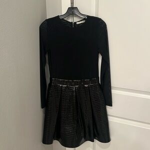 Black long sleeve Alice and Olivia dress